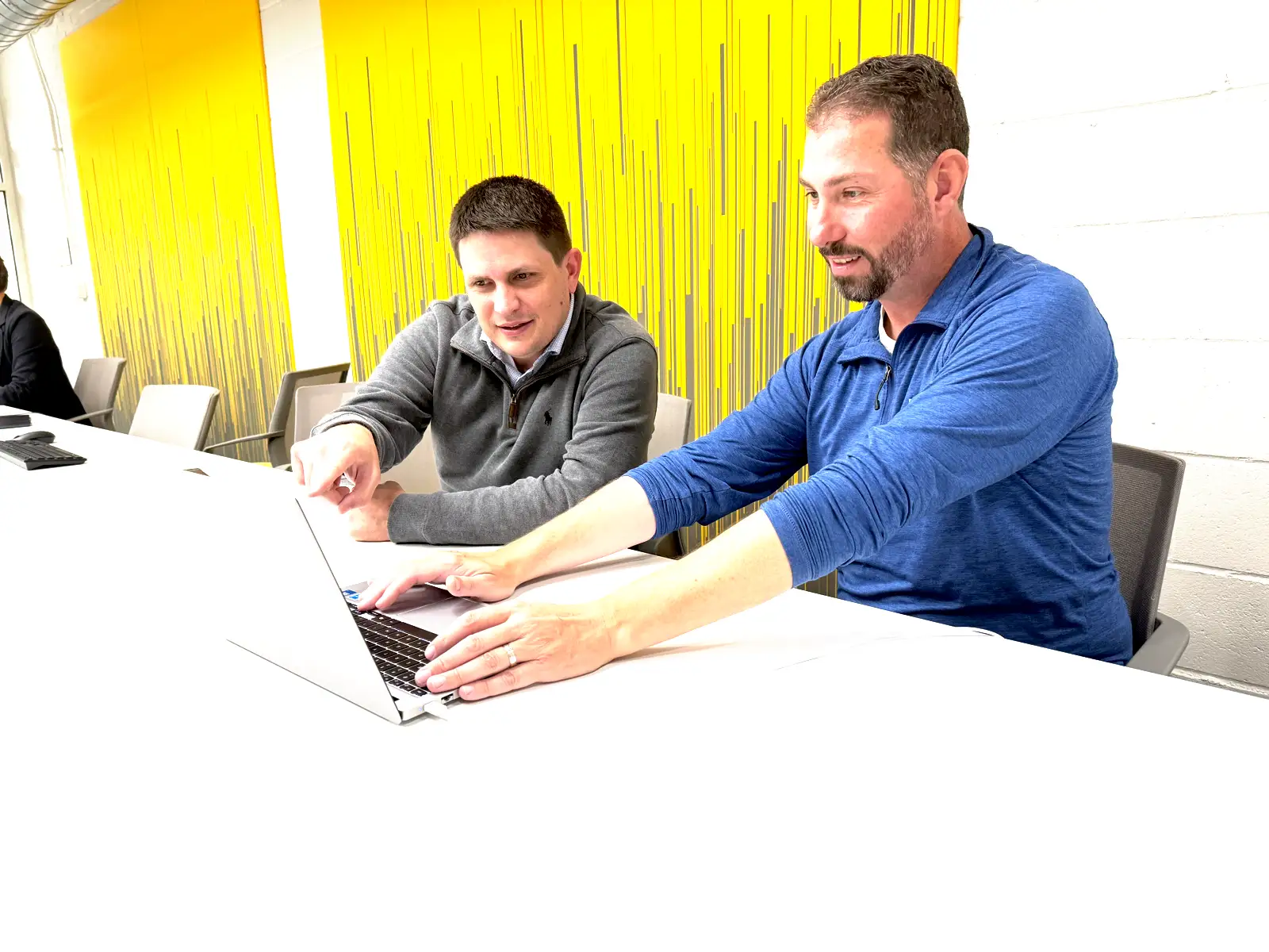 Harbor View consultants working alongside a client's accounting team
